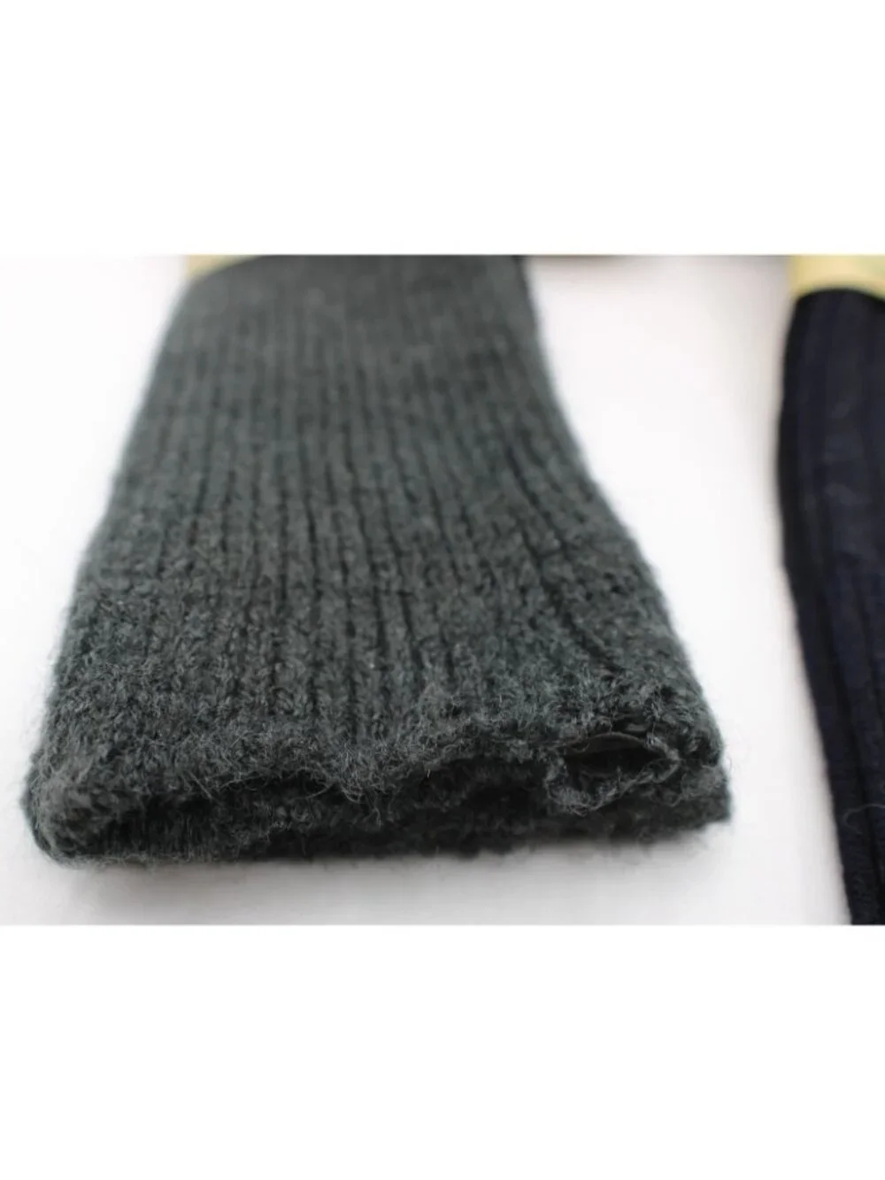 Interwoven Mens Dress Socks Wool Blend Crew Size 10-13 Navy Gray Irregular Lot